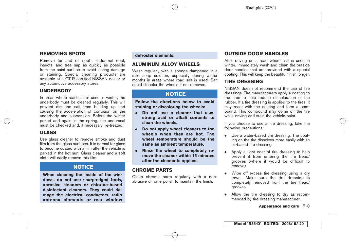 NISSAN R35-D User Manual | Page 234 / 311