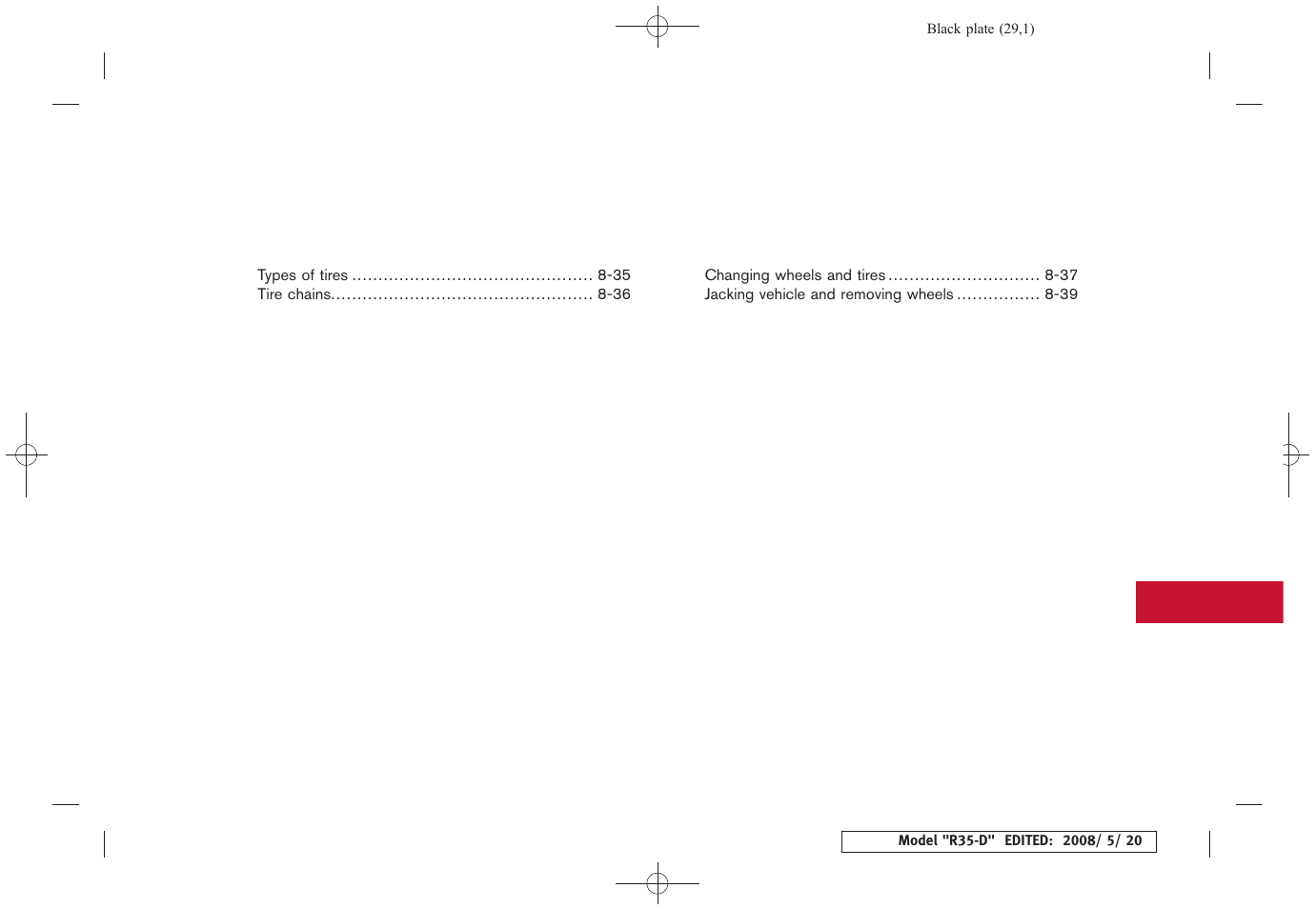 NISSAN R35-D User Manual | Page 240 / 311