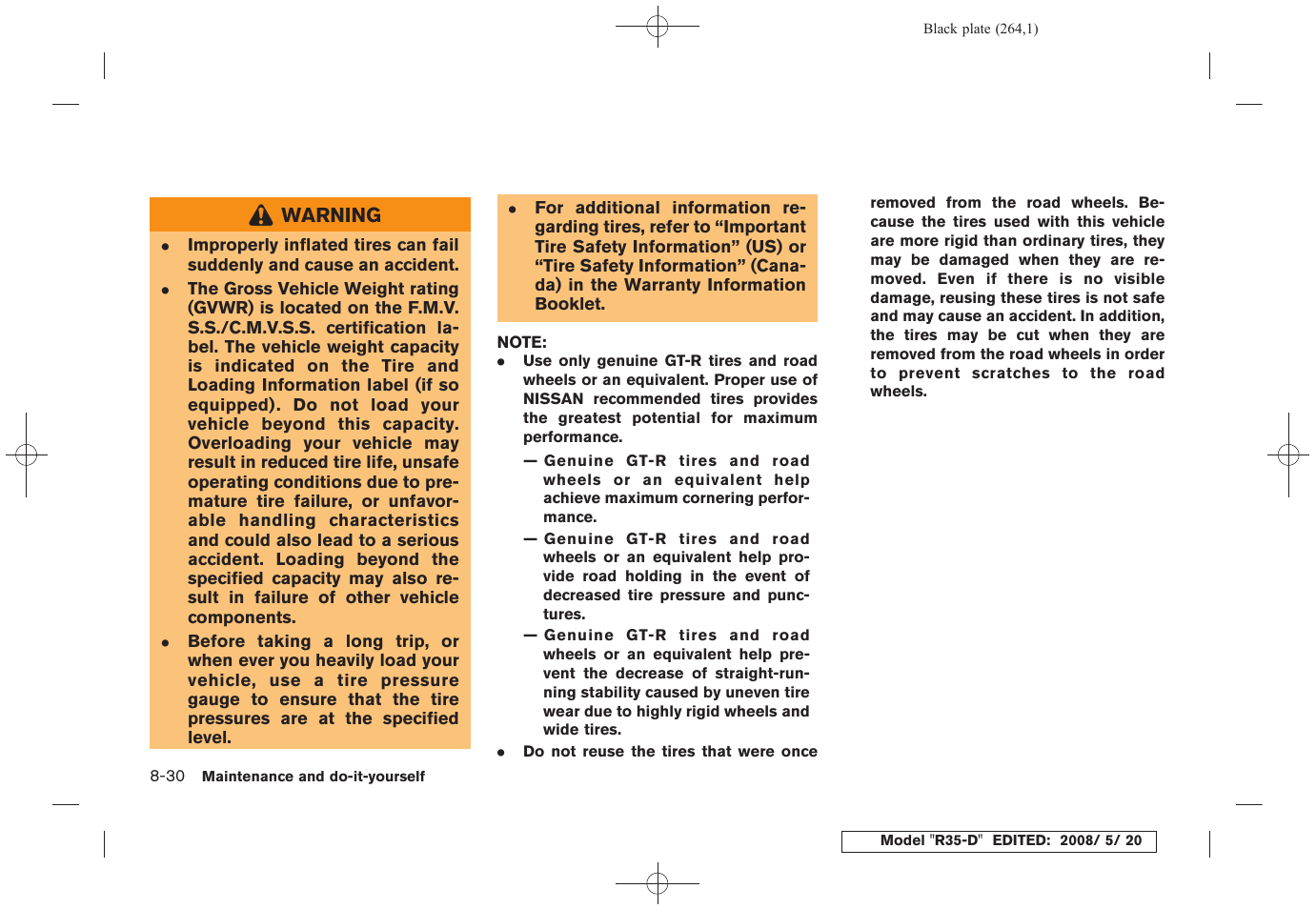 NISSAN R35-D User Manual | Page 269 / 311