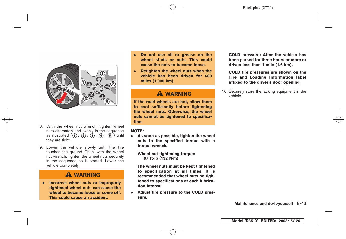 NISSAN R35-D User Manual | Page 282 / 311