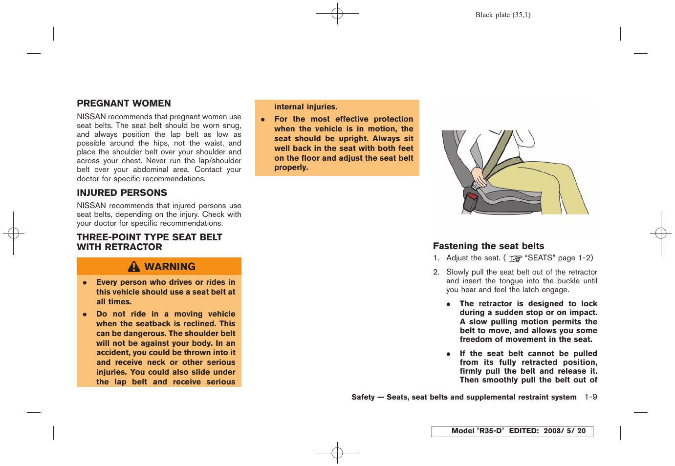 NISSAN R35-D User Manual | Page 40 / 311