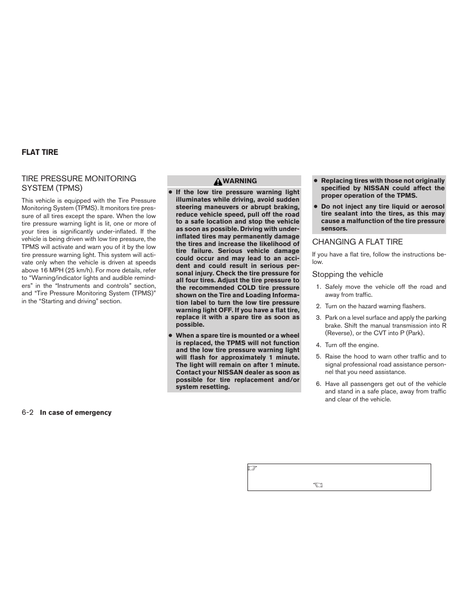 Flat tire -2 | NISSAN 2008 Altima Coupe User Manual | Page 260 / 368