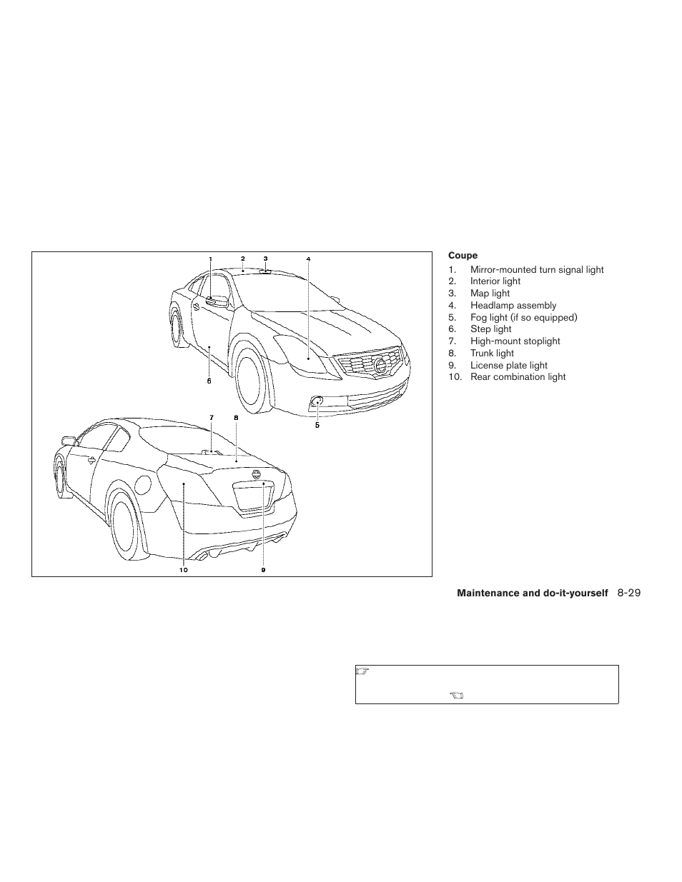 NISSAN 2008 Altima Coupe User Manual | Page 307 / 368