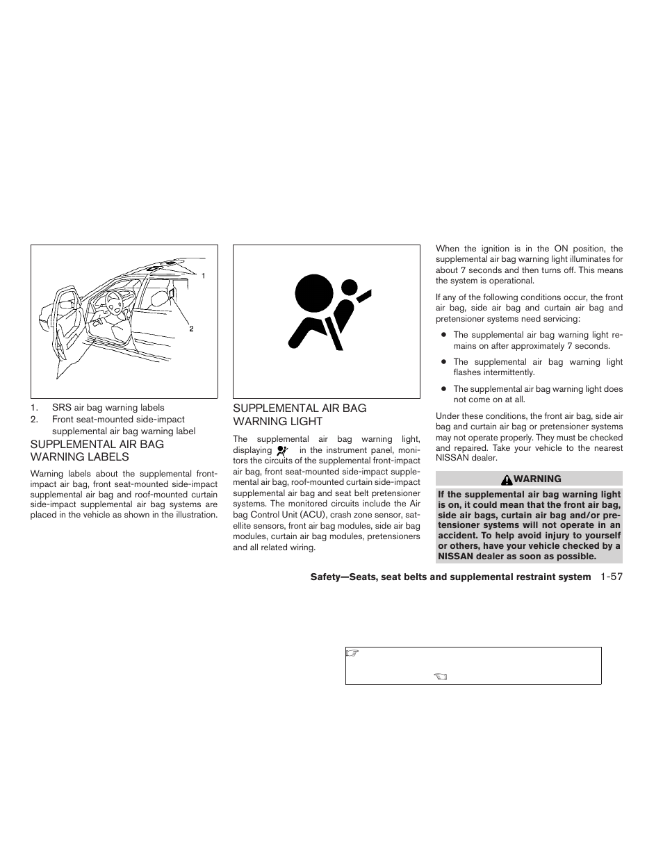 NISSAN 2008 Altima Coupe User Manual | Page 75 / 368