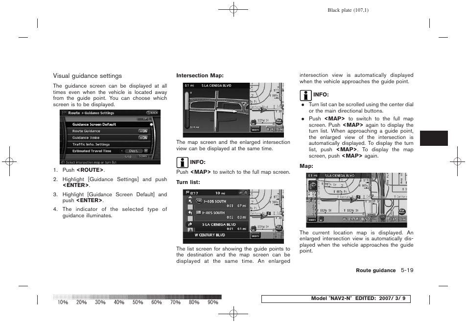 NISSAN 2008 NAVIGATION SYSTEM User Manual | Page 105 / 218