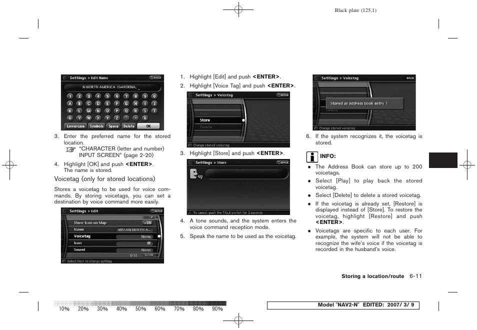 NISSAN 2008 NAVIGATION SYSTEM User Manual | Page 123 / 218