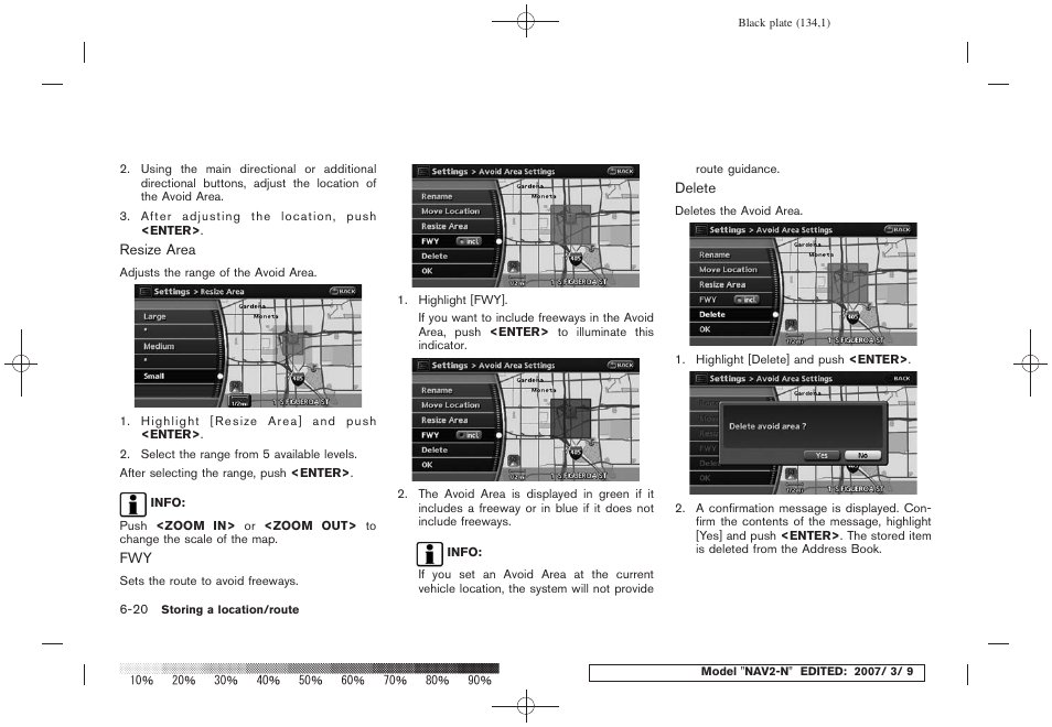 NISSAN 2008 NAVIGATION SYSTEM User Manual | Page 132 / 218