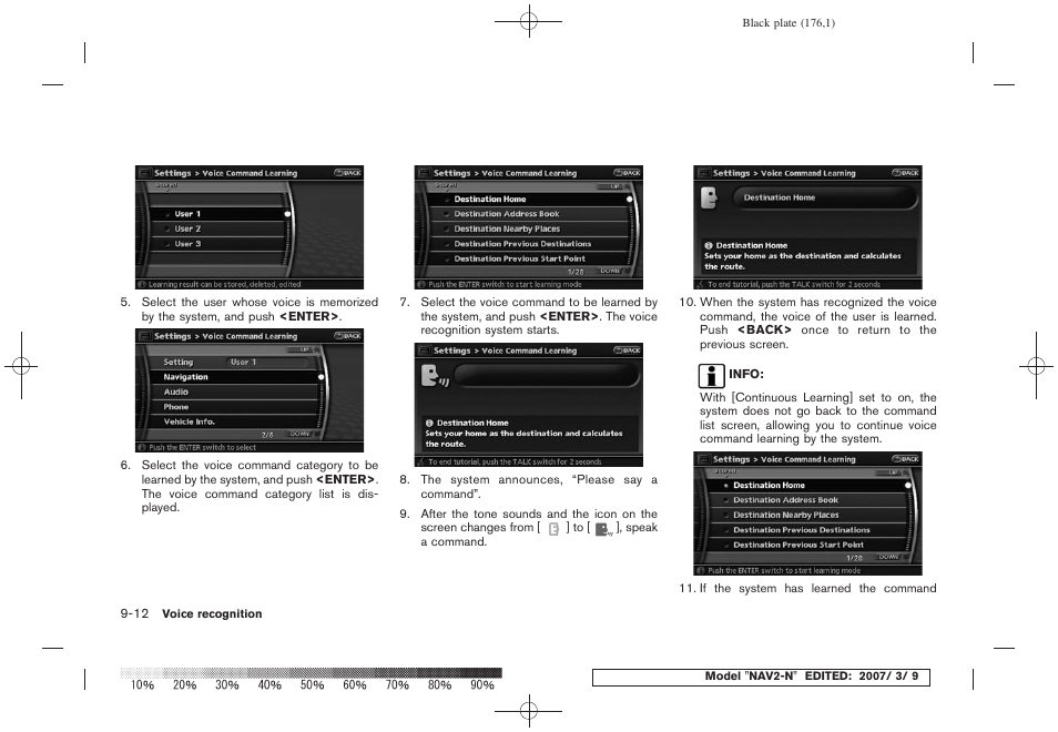 NISSAN 2008 NAVIGATION SYSTEM User Manual | Page 170 / 218