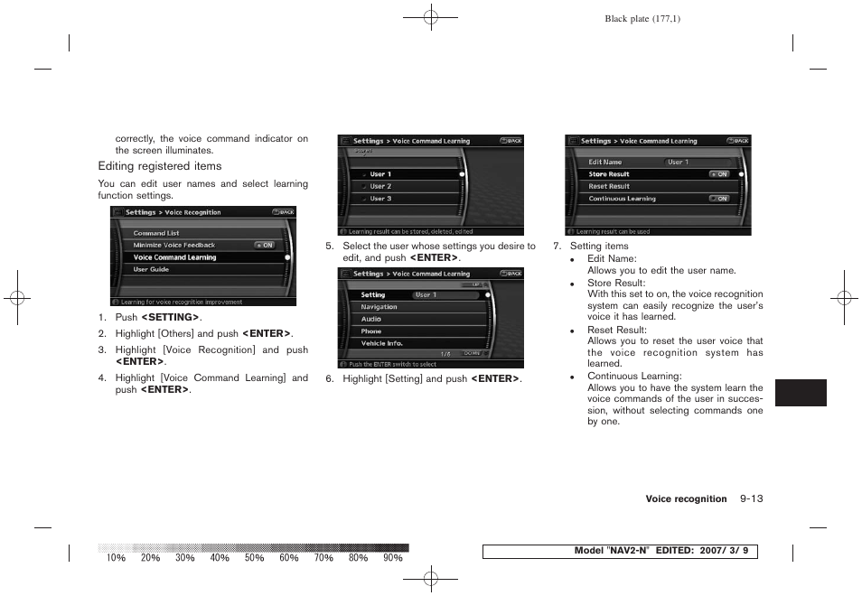 NISSAN 2008 NAVIGATION SYSTEM User Manual | Page 171 / 218
