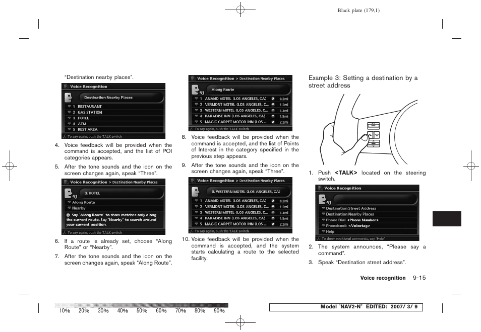 NISSAN 2008 NAVIGATION SYSTEM User Manual | Page 173 / 218