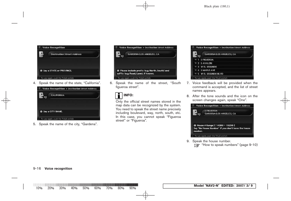 NISSAN 2008 NAVIGATION SYSTEM User Manual | Page 174 / 218