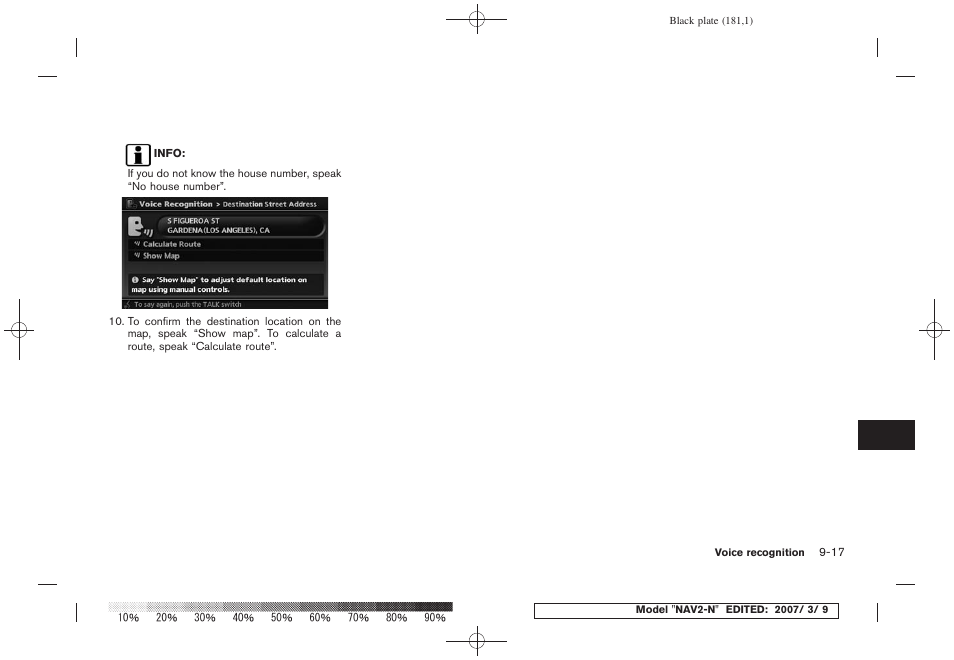 NISSAN 2008 NAVIGATION SYSTEM User Manual | Page 175 / 218