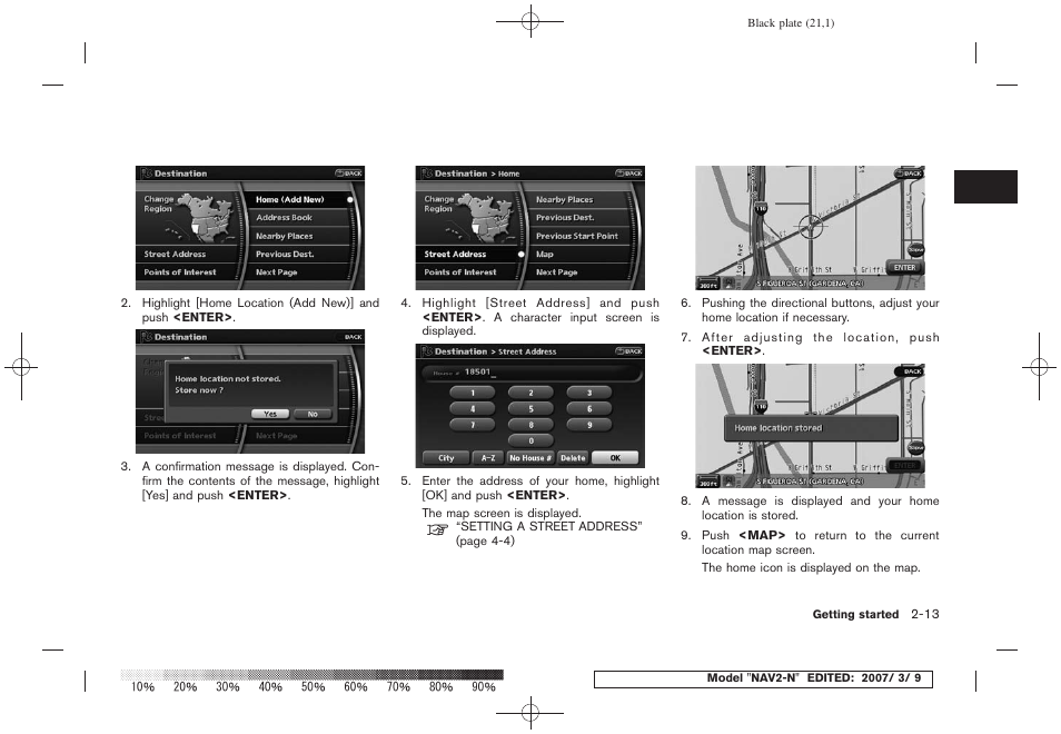 NISSAN 2008 NAVIGATION SYSTEM User Manual | Page 19 / 218