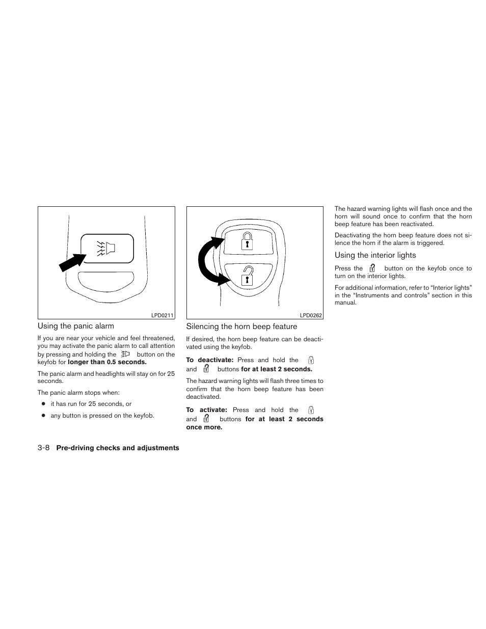 NISSAN 2010 Xterra User Manual | Page 135 / 337