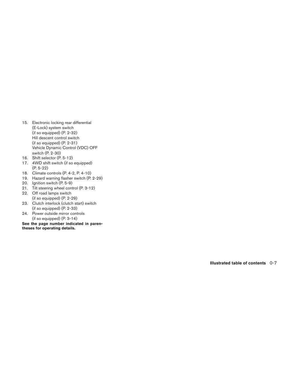 NISSAN 2010 Xterra User Manual | Page 14 / 337