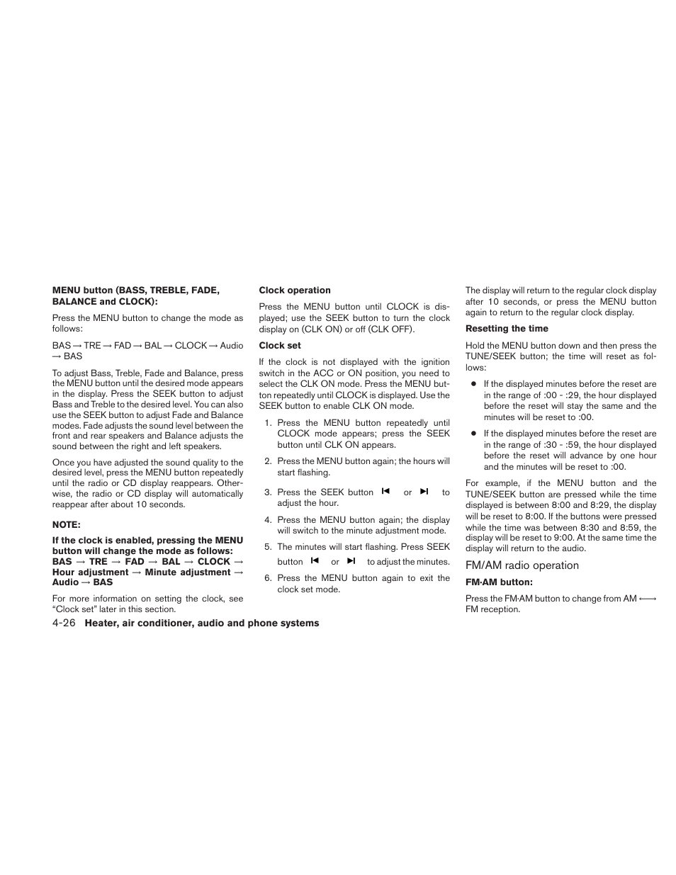 NISSAN 2010 Xterra User Manual | Page 169 / 337