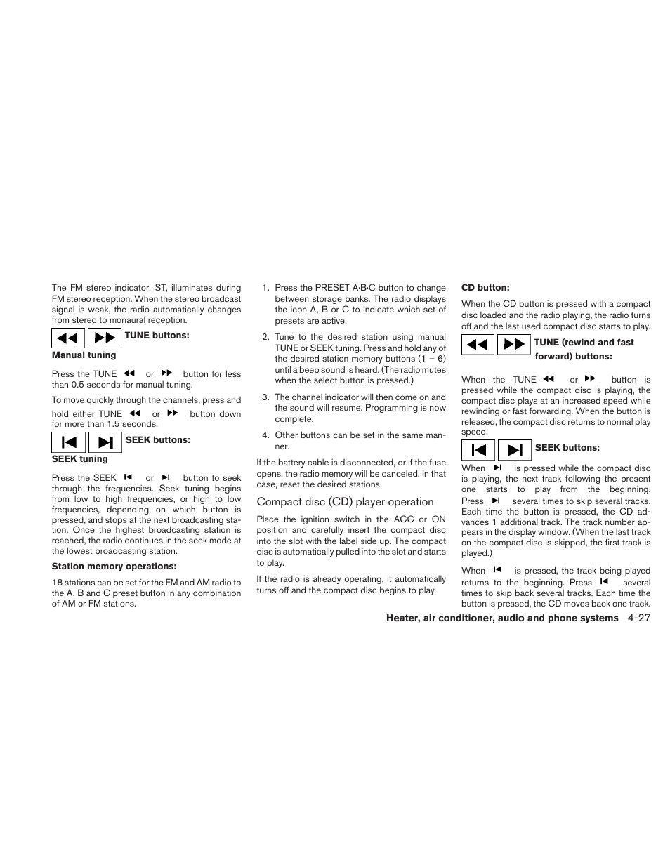 NISSAN 2010 Xterra User Manual | Page 170 / 337
