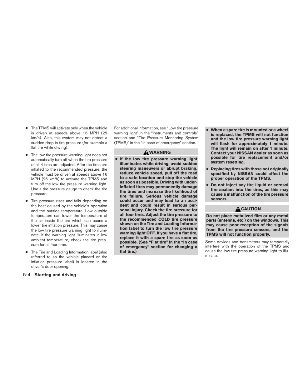 NISSAN 2010 Xterra User Manual | Page 199 / 337
