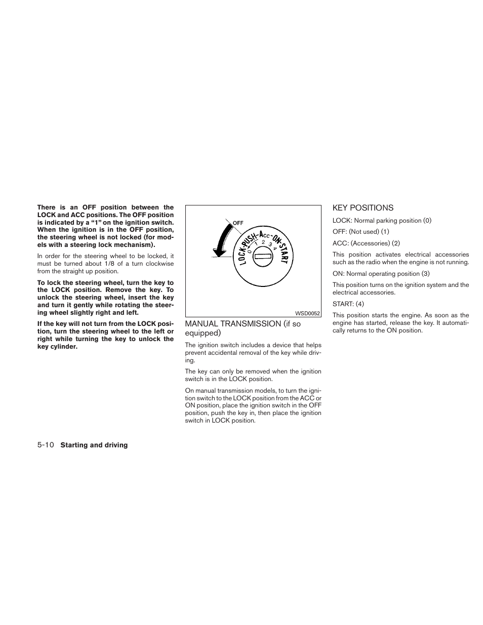 NISSAN 2010 Xterra User Manual | Page 205 / 337