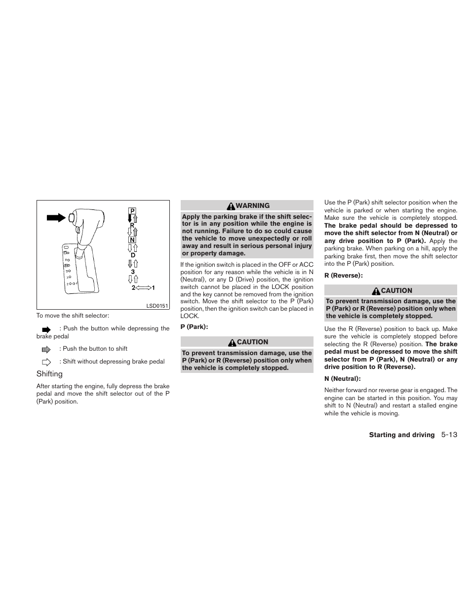 NISSAN 2010 Xterra User Manual | Page 208 / 337