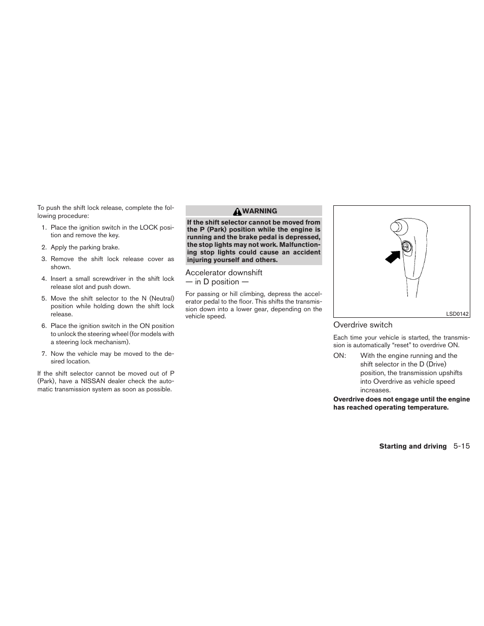 NISSAN 2010 Xterra User Manual | Page 210 / 337