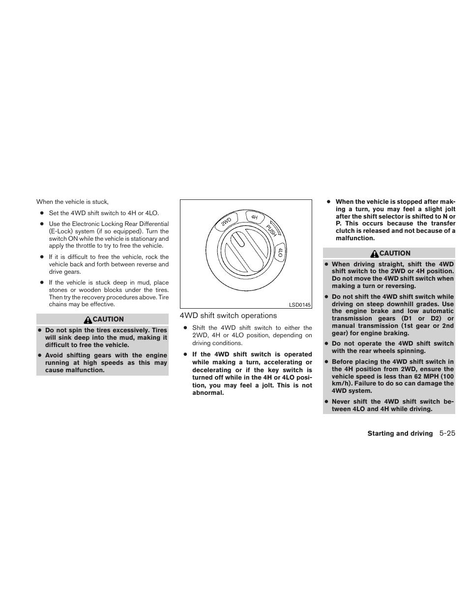 NISSAN 2010 Xterra User Manual | Page 220 / 337