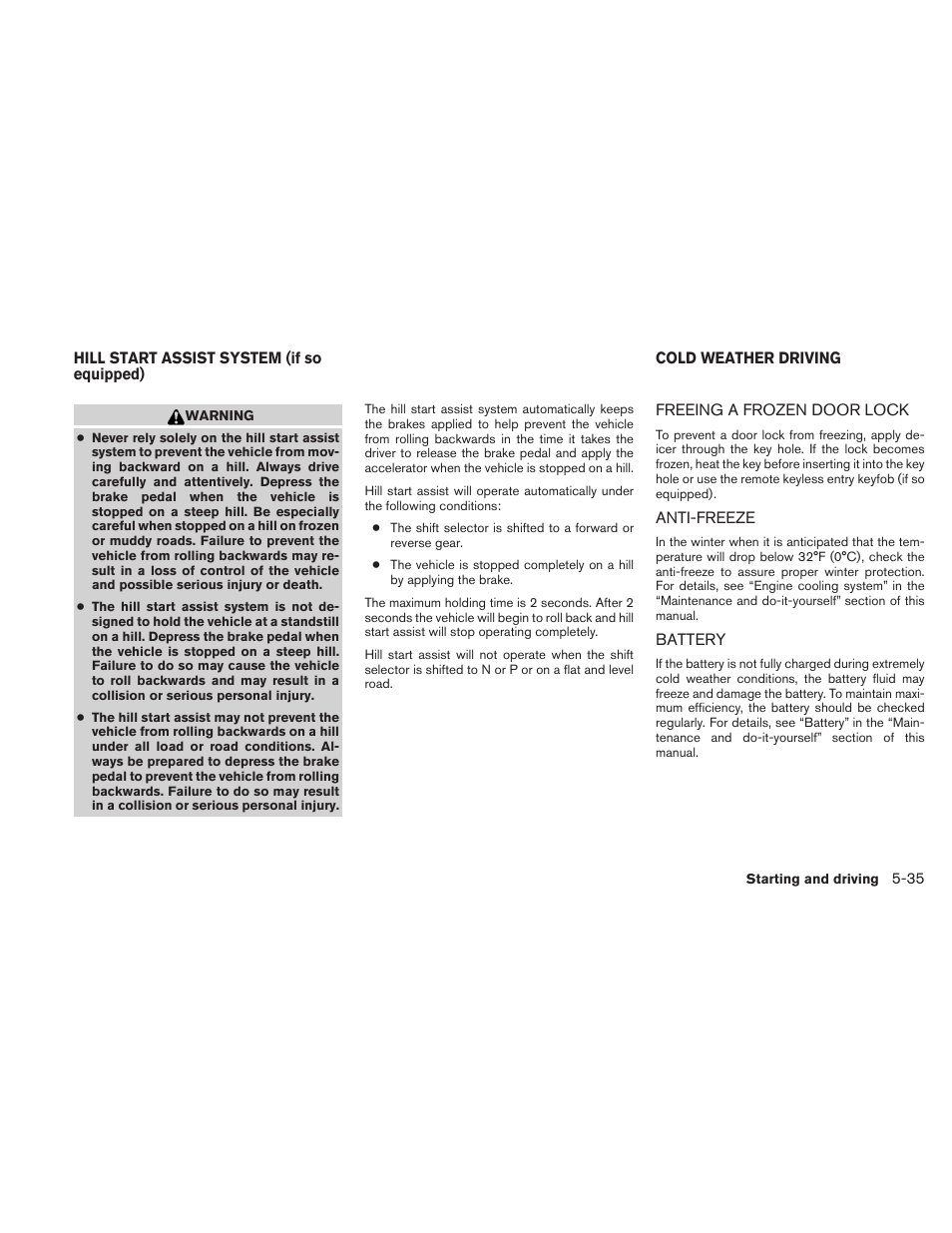NISSAN 2010 Xterra User Manual | Page 230 / 337