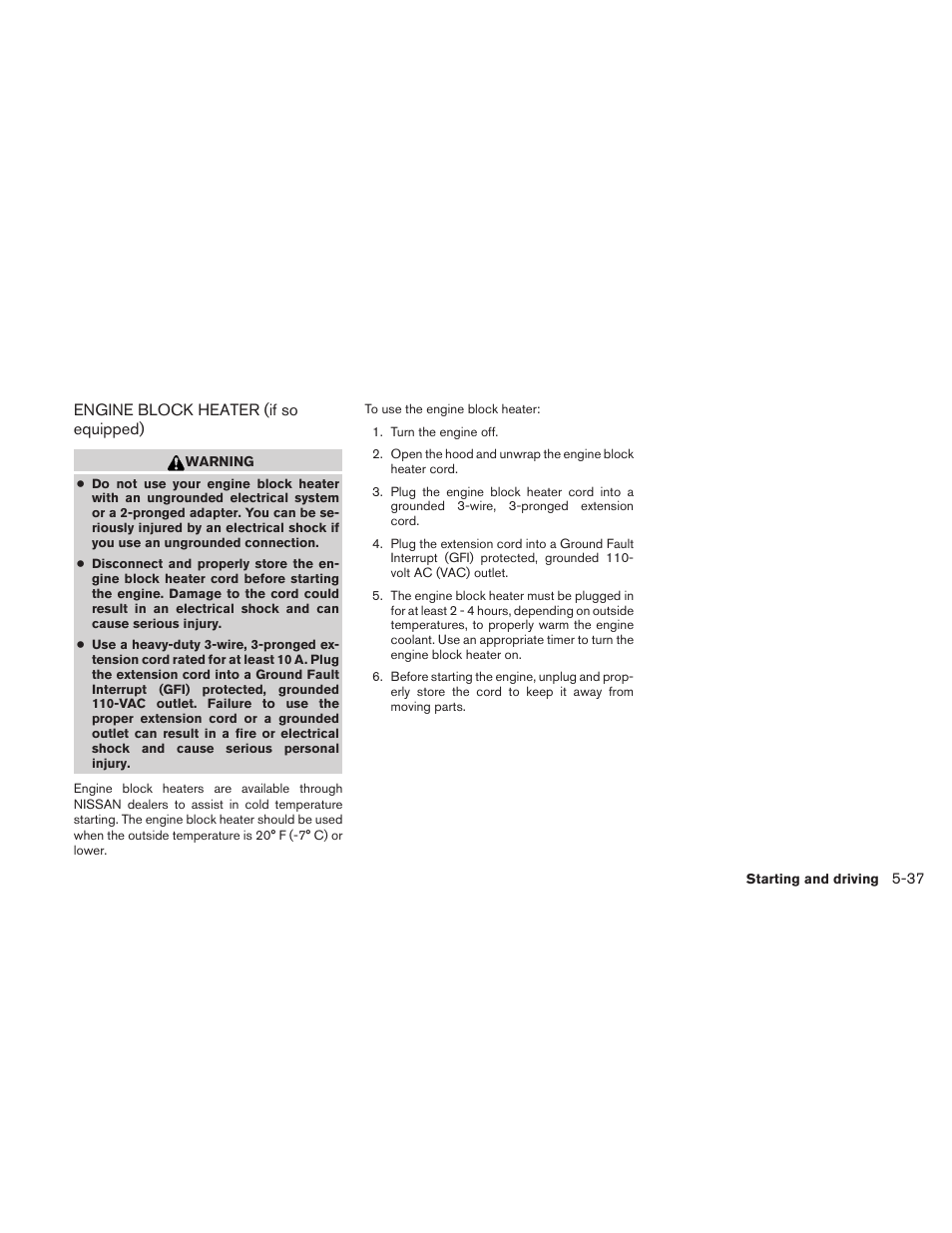 NISSAN 2010 Xterra User Manual | Page 232 / 337
