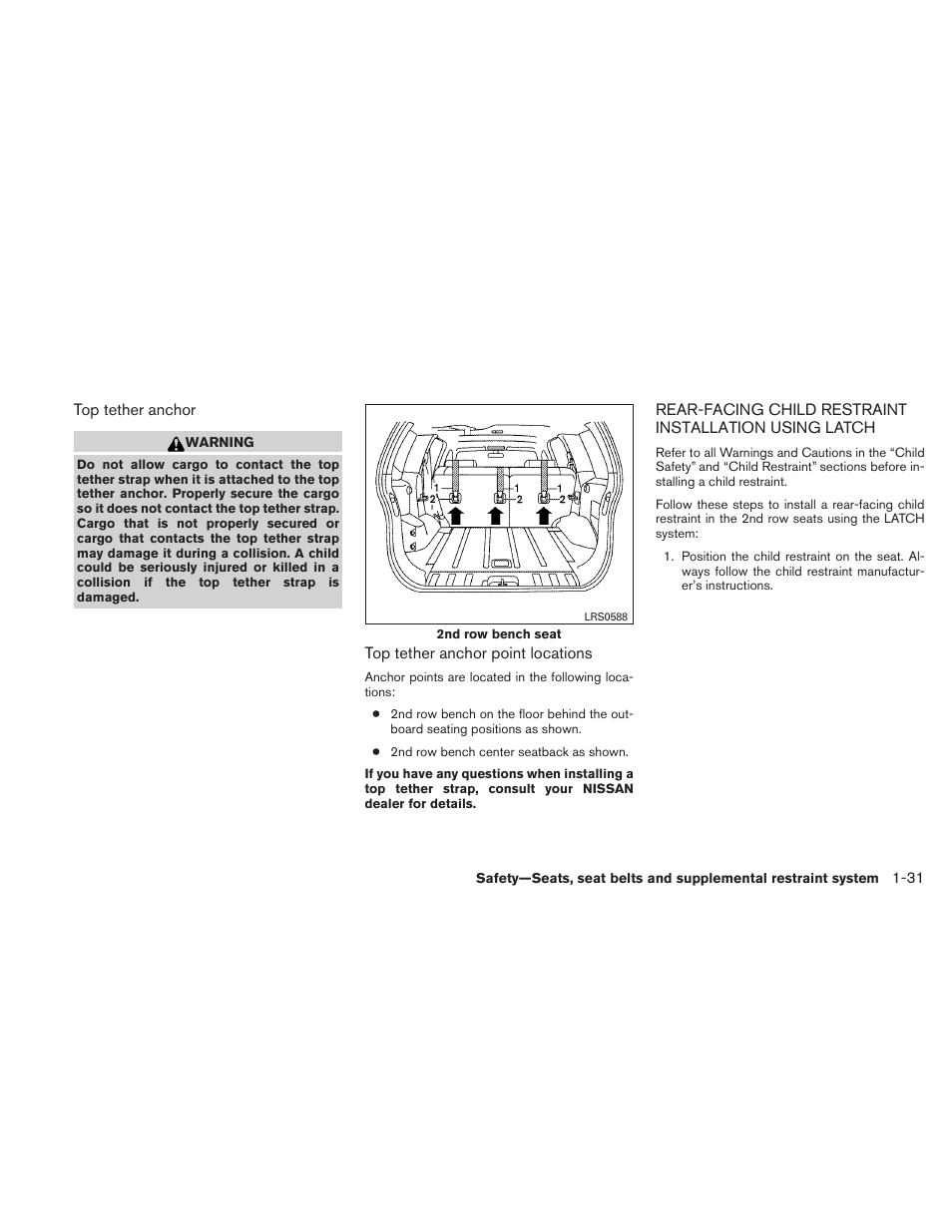 NISSAN 2010 Xterra User Manual | Page 48 / 337