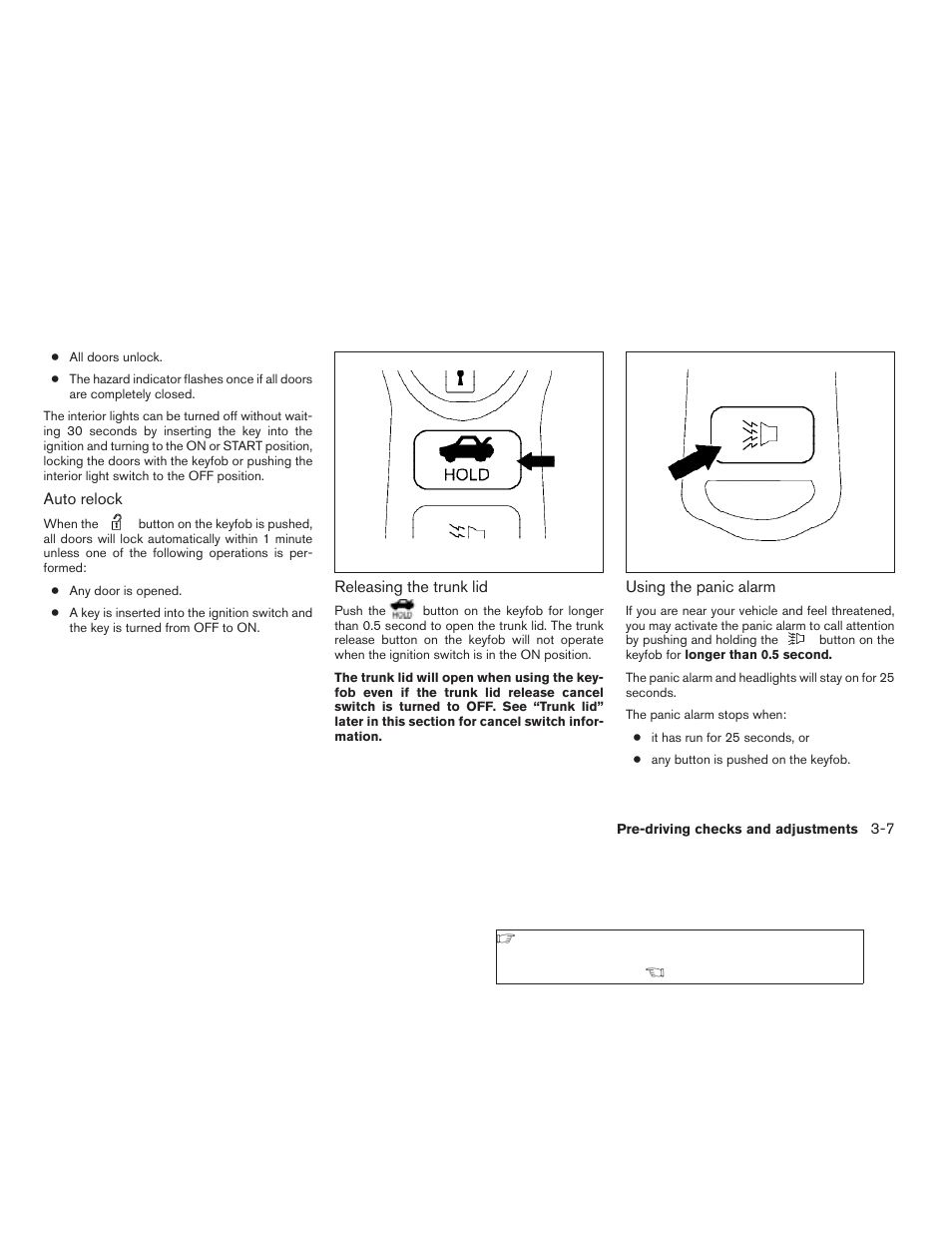 NISSAN 2006 Altima User Manual | Page 121 / 304