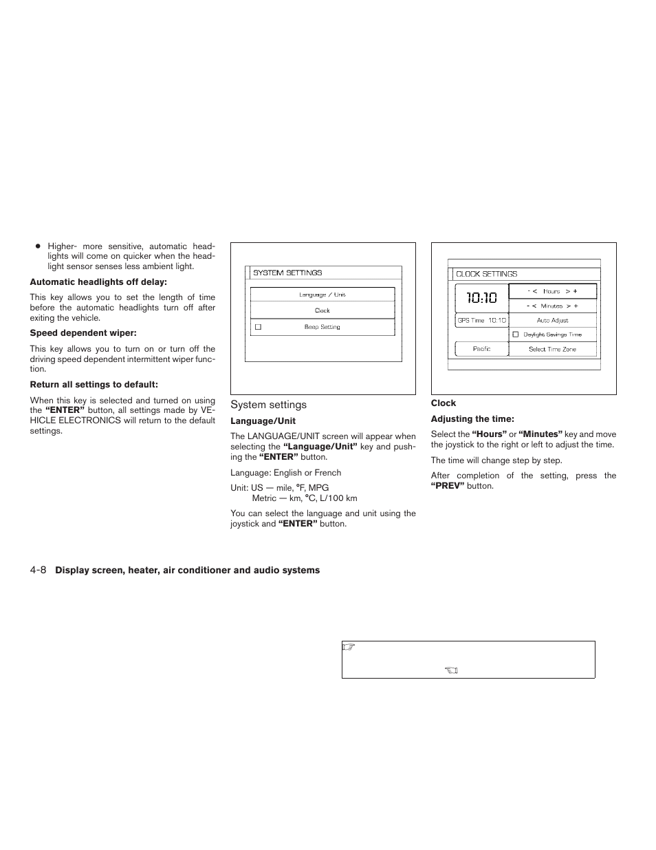 NISSAN 2006 Altima User Manual | Page 138 / 304