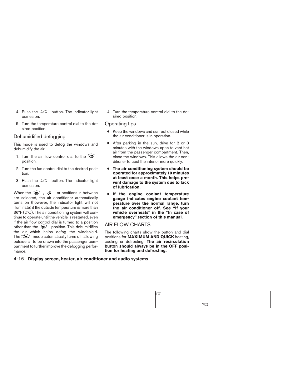 Air flow charts -16 | NISSAN 2006 Altima User Manual | Page 146 / 304