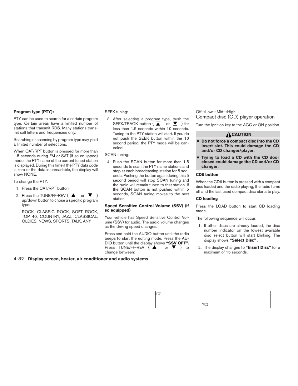 NISSAN 2006 Altima User Manual | Page 162 / 304