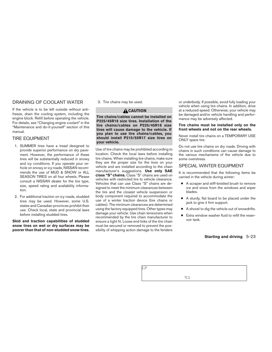 NISSAN 2006 Altima User Manual | Page 195 / 304