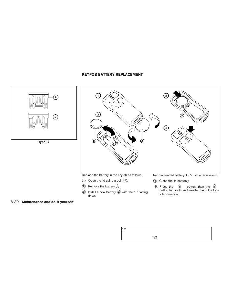 Keyfob battery replacement -30 | NISSAN 2006 Altima User Manual | Page 246 / 304