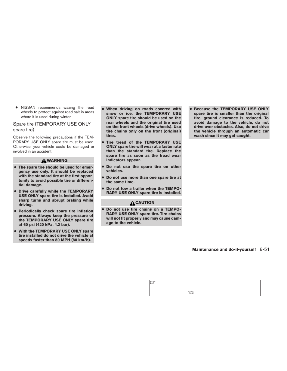 NISSAN 2006 Altima User Manual | Page 267 / 304