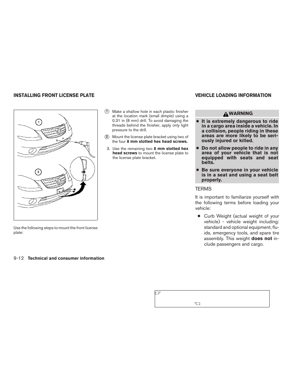 Terms -12 | NISSAN 2006 Altima User Manual | Page 280 / 304