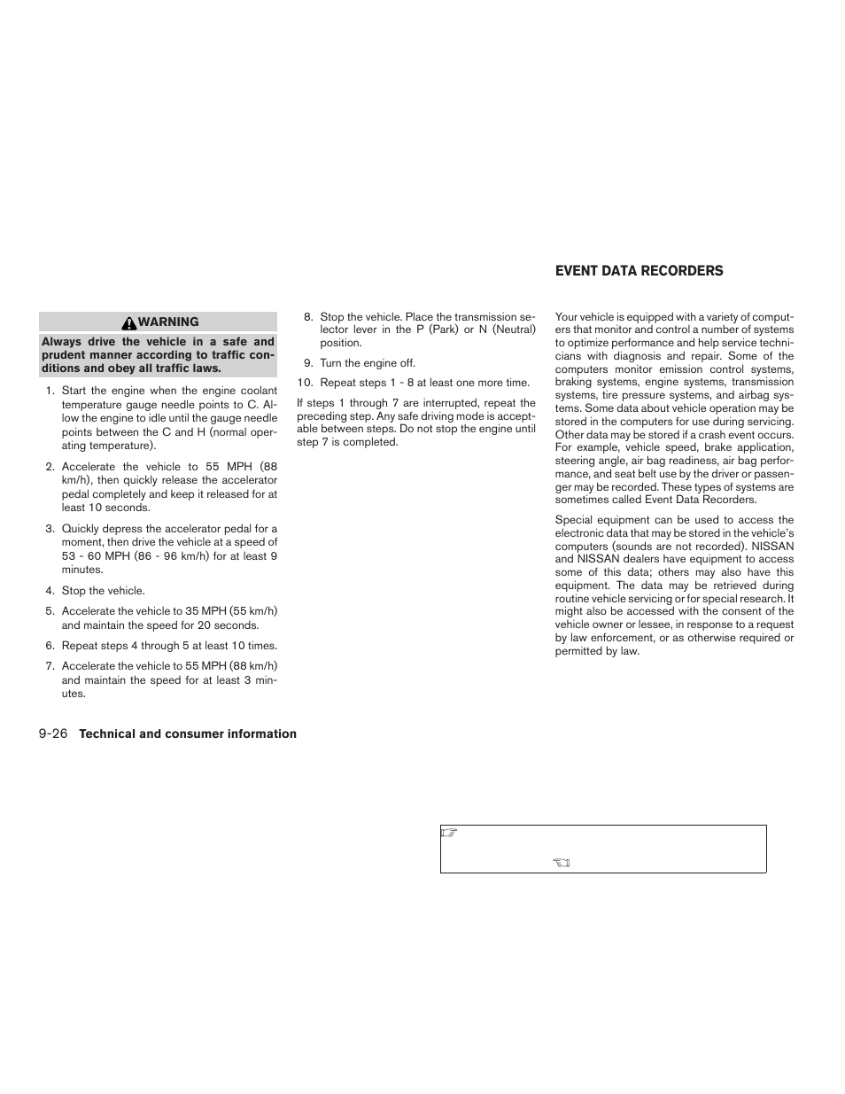 Event data recorders -26 | NISSAN 2006 Altima User Manual | Page 294 / 304