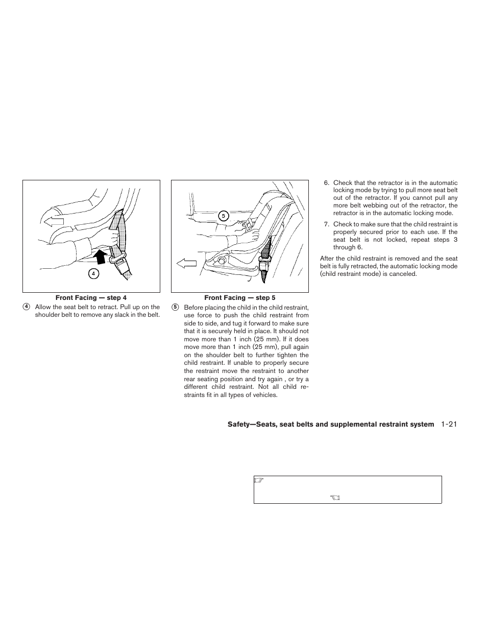 NISSAN 2006 Altima User Manual | Page 37 / 304