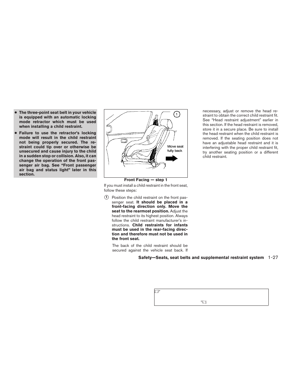 NISSAN 2006 Altima User Manual | Page 43 / 304