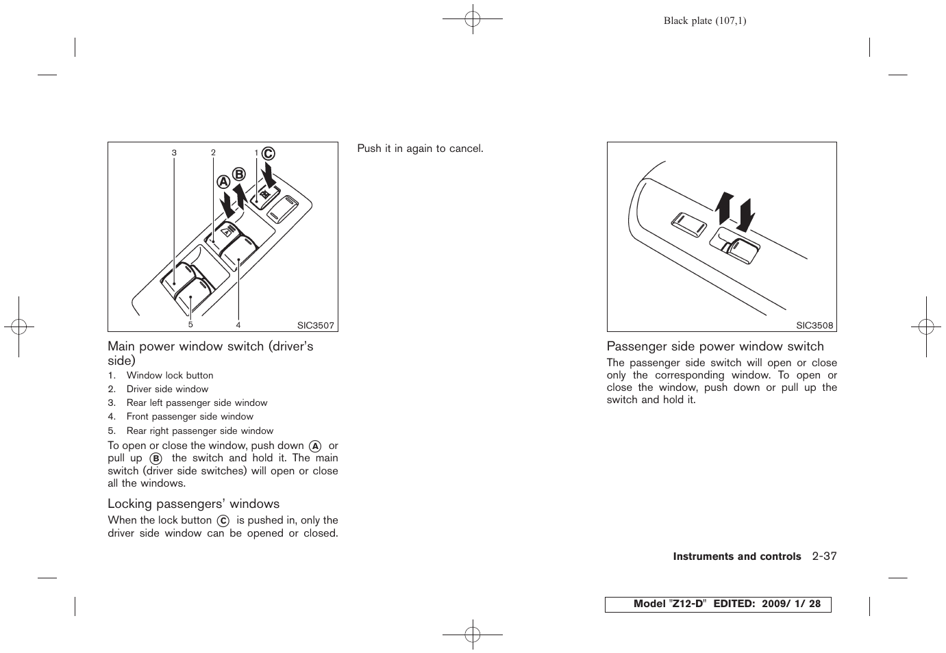 NISSAN Z12-D User Manual | Page 109 / 321