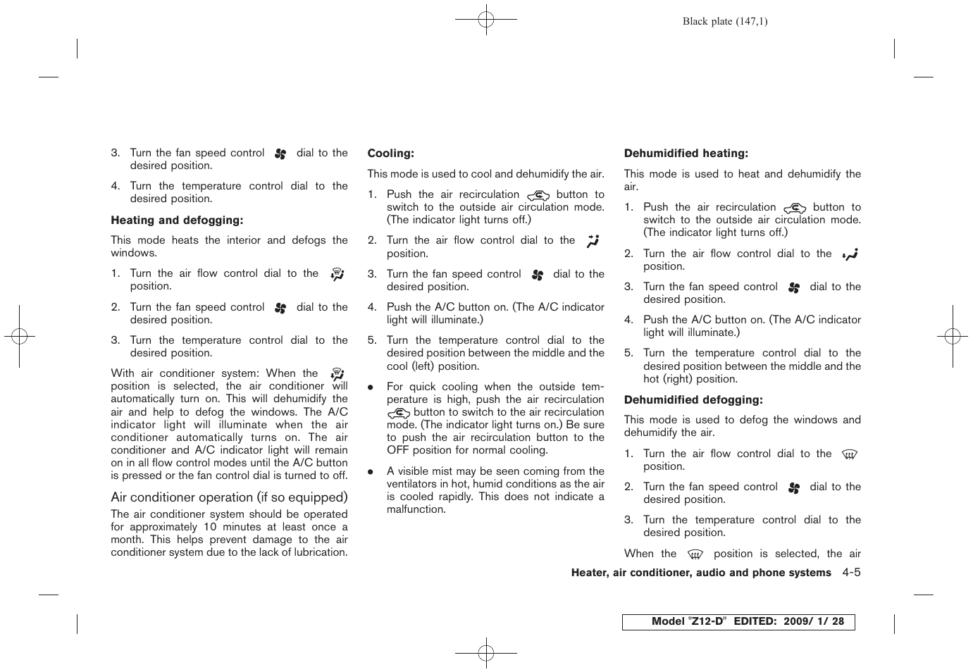 NISSAN Z12-D User Manual | Page 149 / 321