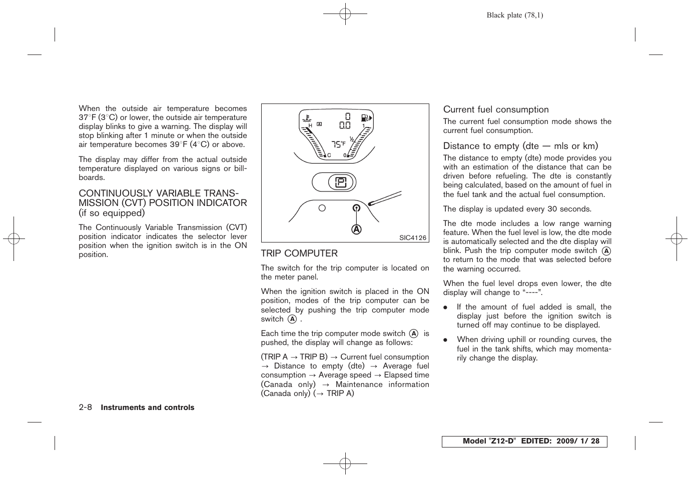 NISSAN Z12-D User Manual | Page 80 / 321