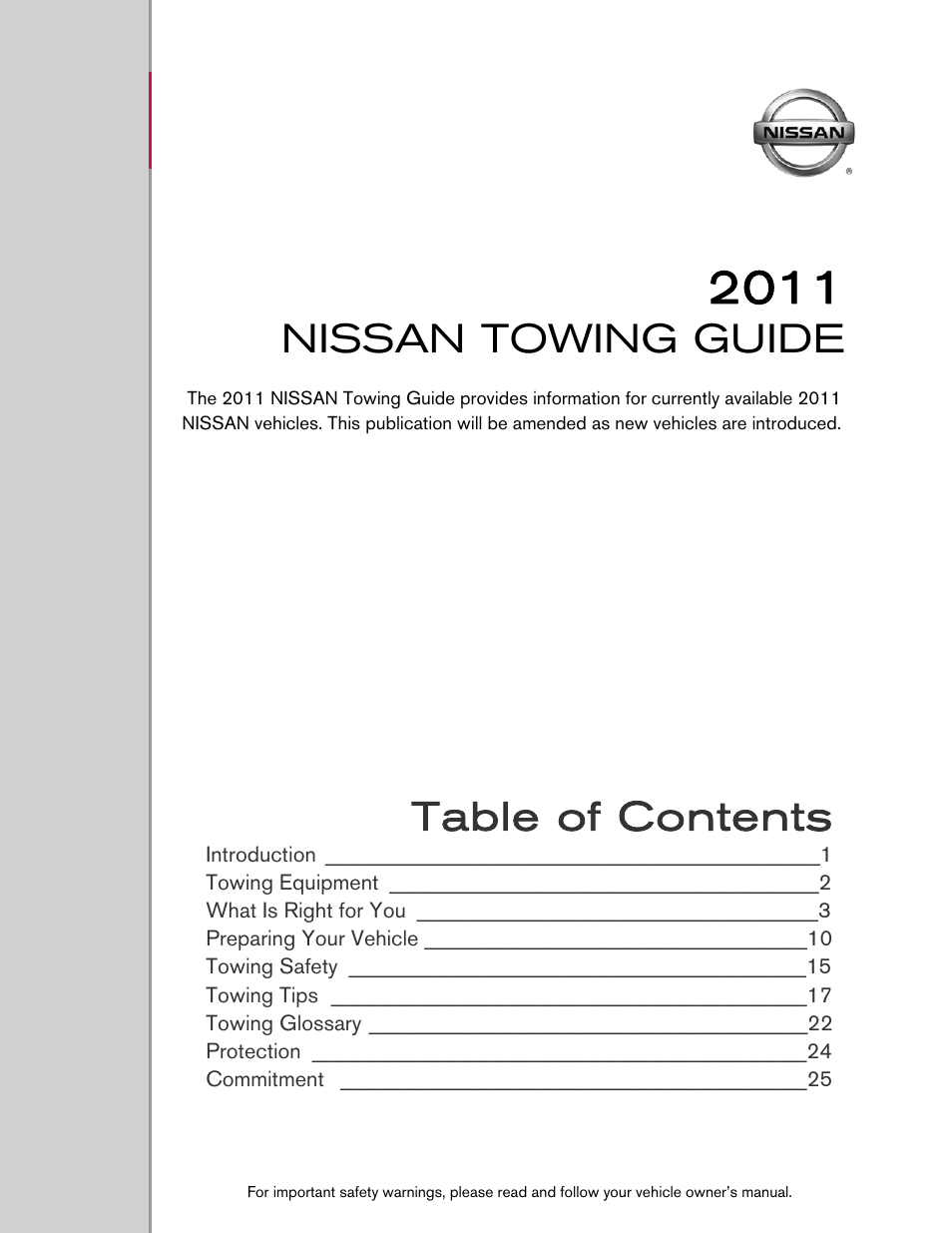 NISSAN 2011 User Manual | 27 pages