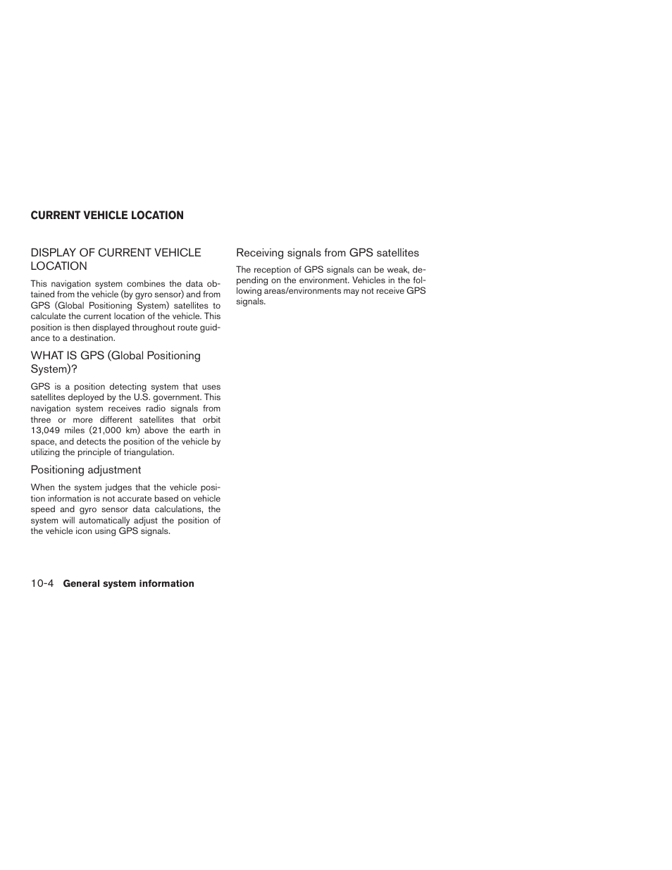 Current vehicle location -4 | NISSAN 2011 Altima Hybrid User Manual | Page 278 / 315