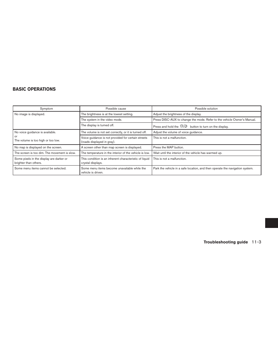 Basic operations -3, Basic operations | NISSAN 2011 Altima Hybrid User Manual | Page 297 / 315