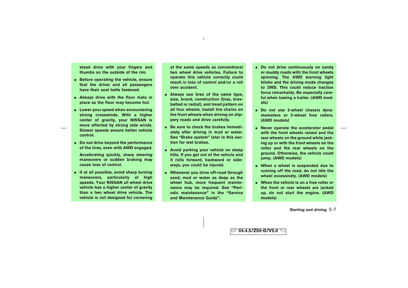 NISSAN CVT SIC0697 User Manual | Page 164 / 283