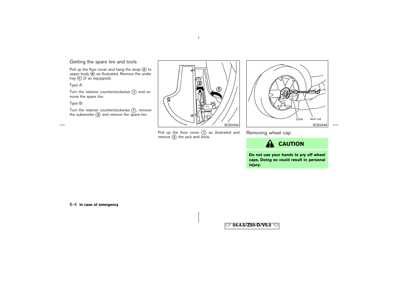 Caution | NISSAN CVT SIC0697 User Manual | Page 193 / 283