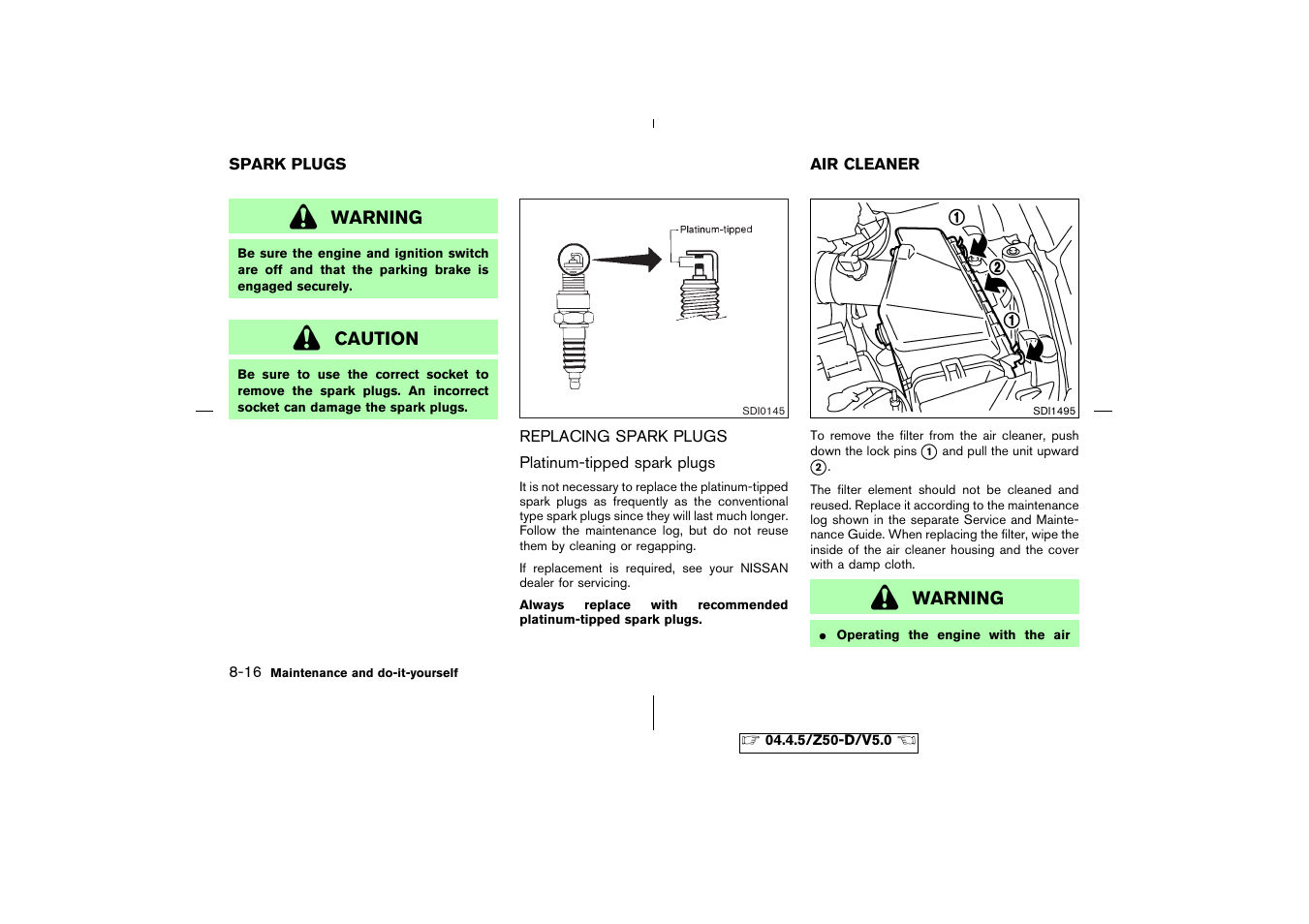 Passenger compartment -22, Keyfobbattery replacement -22 | NISSAN CVT SIC0697 User Manual | Page 225 / 283