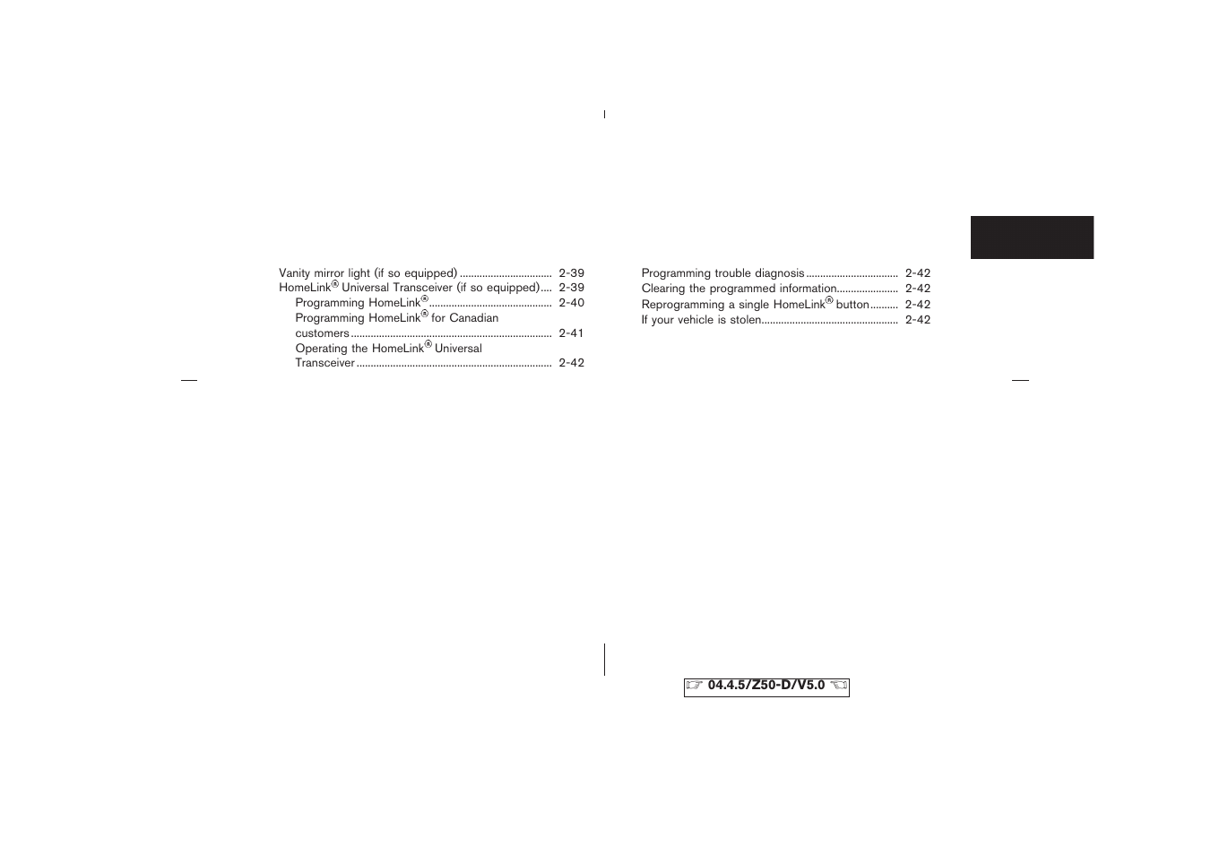 NISSAN CVT SIC0697 User Manual | Page 60 / 283